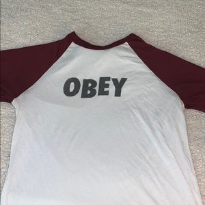 Quarter sleeve Obey shirt